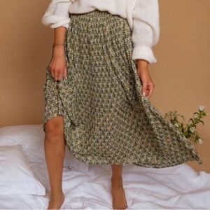 Green Moriane Skirt, Size S-M